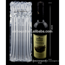 Cheapest Red wine Air Column Bag Cushion Packaging Bag for red wine bottle packing